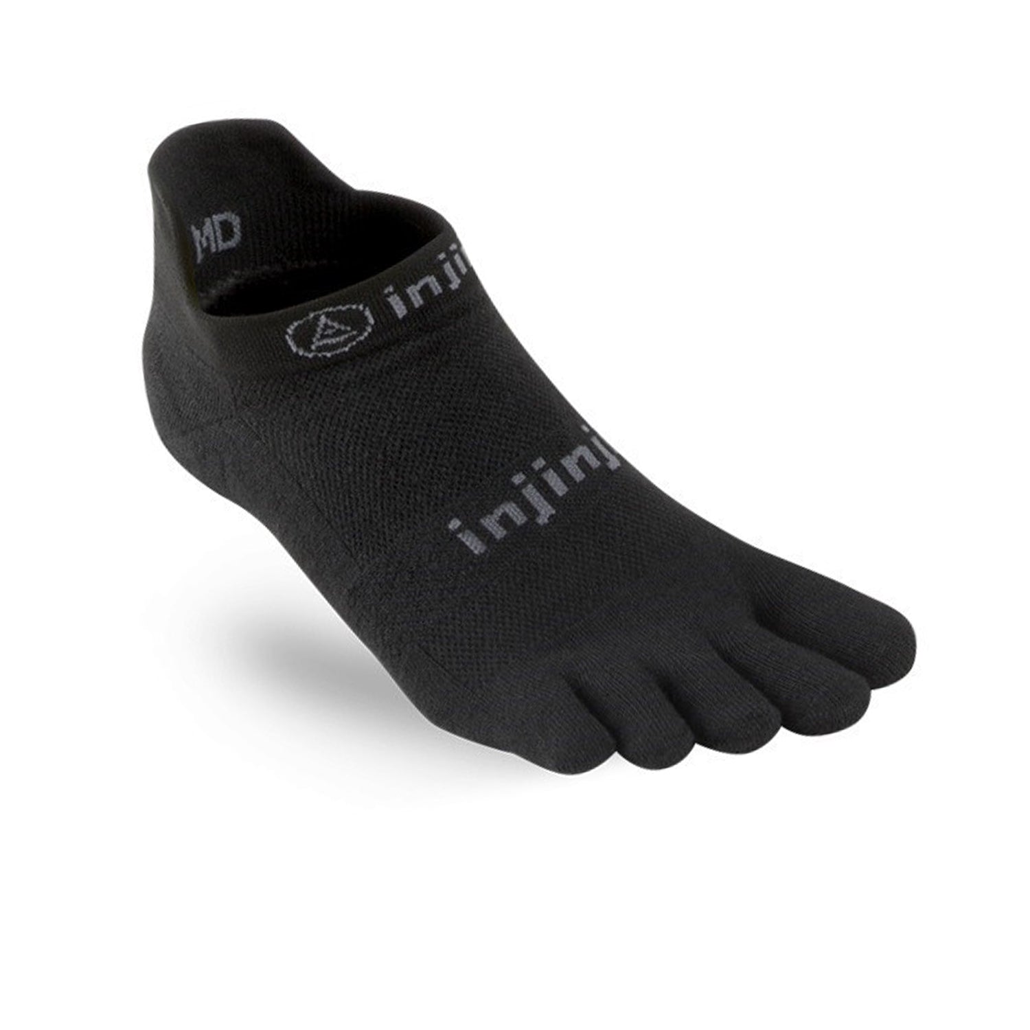 Run Lightweight No Show Toe Socks