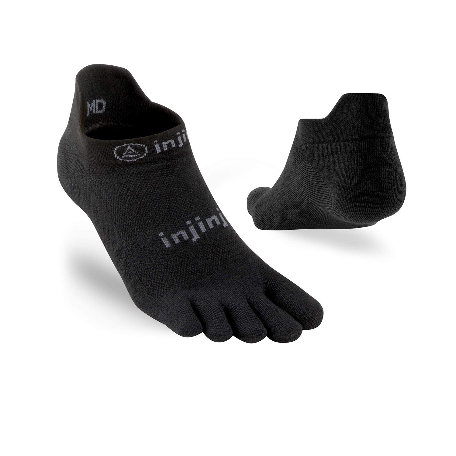 Run Lightweight No Show Toe Socks