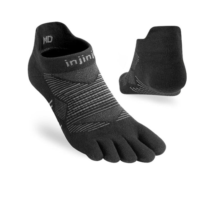 Injinji Run Lightweight Coolmax No-Show Toe Sock - Clothing